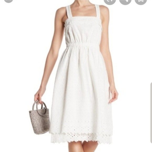 Madewell White Eyelet Dress - Picture 2 of 6